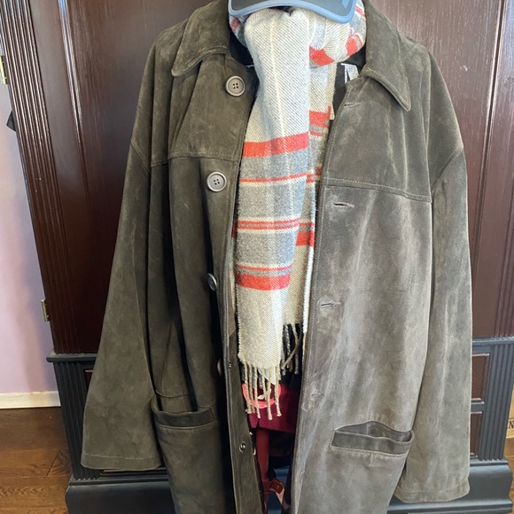 Mantique Brown Leather Jacket - Picture 1 of 13